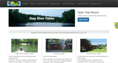 Desktop Screenshot of lazyrivercabins.com